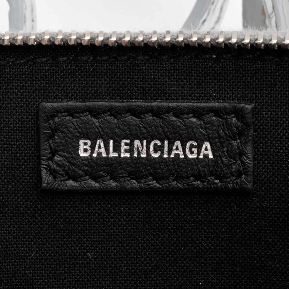 Balenciaga Metallic Croc Embossed Ville Mini Top Handle - Picture 8 of 15